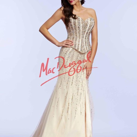 🎉HP🎉MAC DUGGAL PROM 82293M GOWN EVENING DRESS - Picture 6 of 12